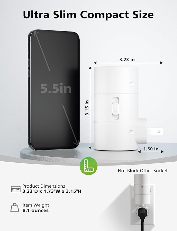 Night Lights Plug Into Wall,3 Color Temperatures LED Night Light Plug in,Dusk to Dawn Sensor,0-100LM Adjustable Brightness,Dimmable Night Lights for Hallway Bathroom Stair Bedroom,White,4 Pack