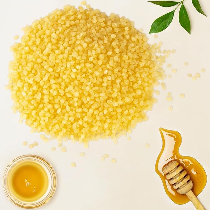 10 LB Yellow Beeswax Pellets - DIY Candle Making Kits, Magical Craft Making, Hand Care DIY Creams, Lip Balms and Soap Making Supplies (160 oz).