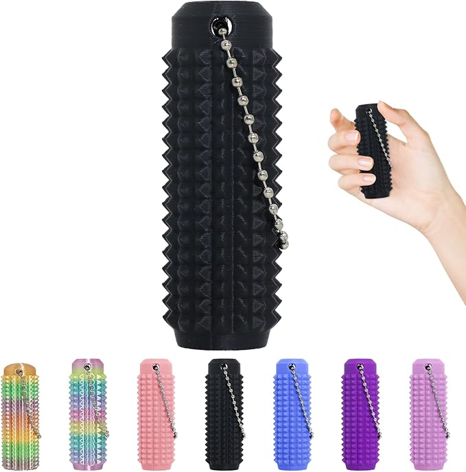 Little Ouchies Fidget Toys,Pain Stim Fidget Toy Reduce Stress for Adults,Anxiety Relief Pain Stim,Spiky Fidget Keychain for Anxiety and Stress Reduction,Novelty Gifts for Friends 1PCS