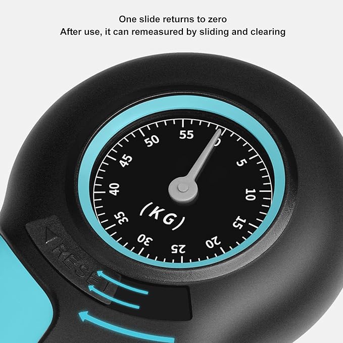 Hand Strengthener Grip Tester, Lightweight Portable ABS Hand Dynamometer for Measuring Grip Strength for Finger Trainer Wrist Strengthening Device Home Exercise