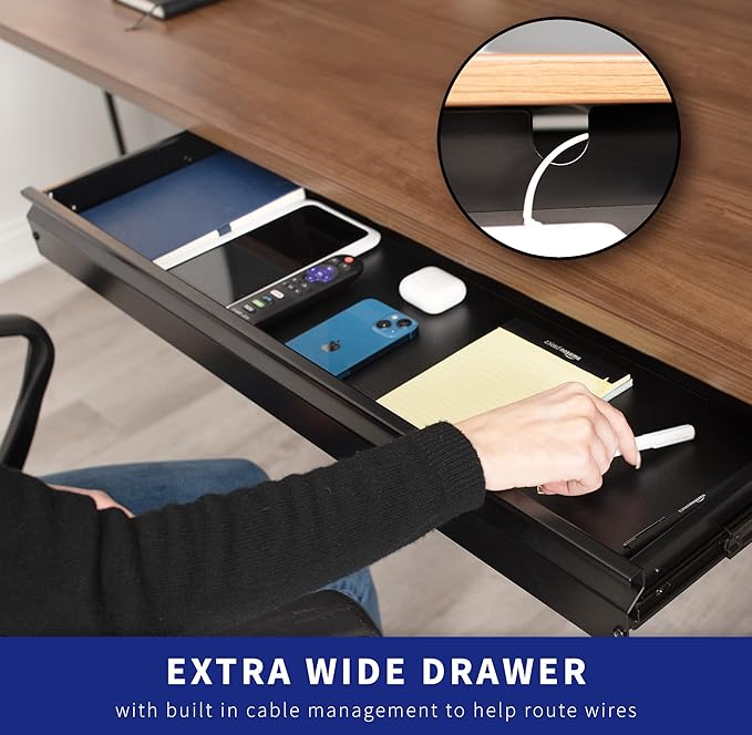 VIVO Large 33 inch Under Desk Slide Out Storage Drawer Organizer, Black, DESK-DR33-B