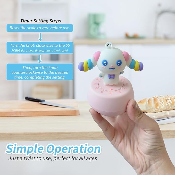 Parking Timer(Pink Candy Dog)