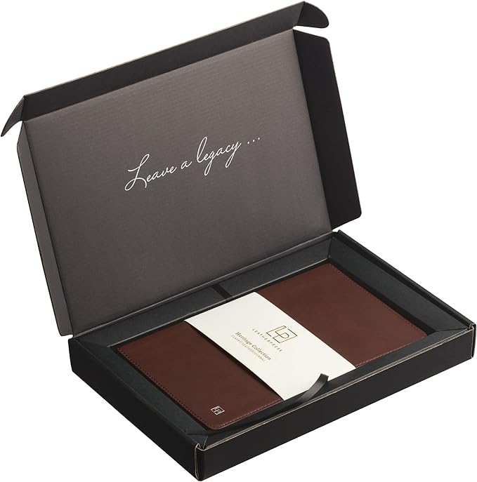 Classic Leather Notebook Writing Journal, Softcover, Narrow Ruled, Table of Contents and Numbered Pages