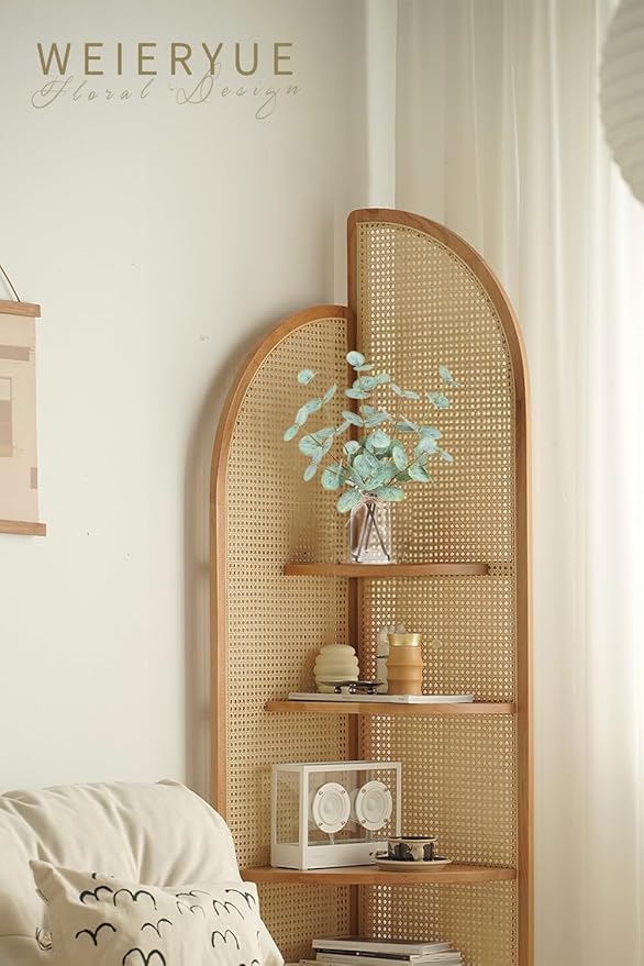 Artificial Eucalyptus Stems in Glass Vase with Faux Water,Artificial Plants Eucalyptus Leaves for Shelf Desk Bathroom Farmhouse Room Coffee Table Home Decor, Central Decoration.