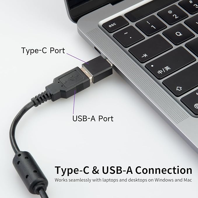 SANWA Wired Ergonomic Trackball Mouse, Optical Vertical Rollerball Mice, Silent Buttons, 34mm Trackball, 600/800/1200/1600 DPI, Compatible with MacBook, Laptop, Computer, Windows, macOS, Purple