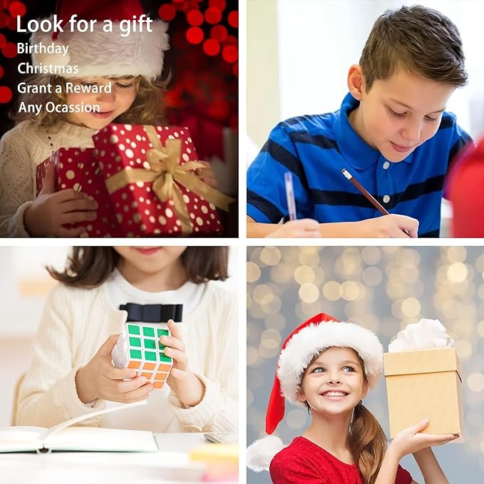 Timer with Mat for Professional Athletics, Touch Control Timer with Display, Timer for Cube Race Stack Competition a Great Gift for Boys and Girls