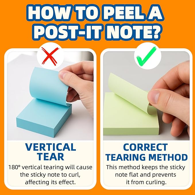 Bulk Personalized Sticky Notes 3"x3" – Custom Logo or Text Notepads, 50 Sheets per Pad, 2–100 Pack for Business Marketing, Office Supplies, Schools, Parties (Style 1)