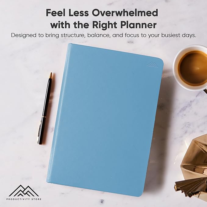 July 2025-2026 Planner 8.5 x 11 Pro Max - Dated Productivity & Academic 2025-2026 - Daily, Weekly & Monthly Planner With July Start Date - A4 - Productivity Store