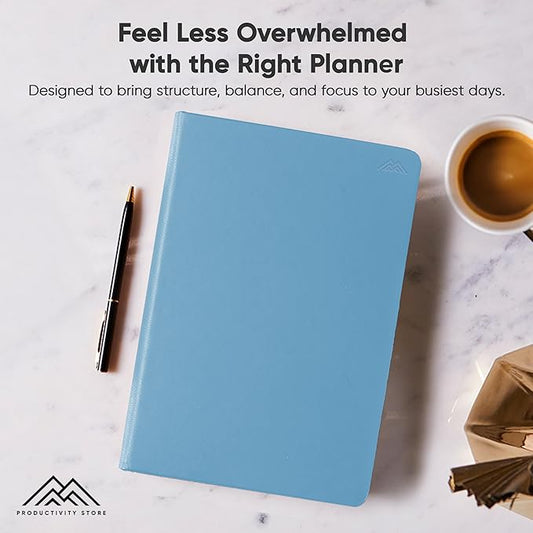 July 2025-2026 Planner 8.5 x 11 Pro Max - Dated Productivity & Academic 2025-2026 - Daily, Weekly & Monthly Planner With July Start Date - A4 - Productivity Store