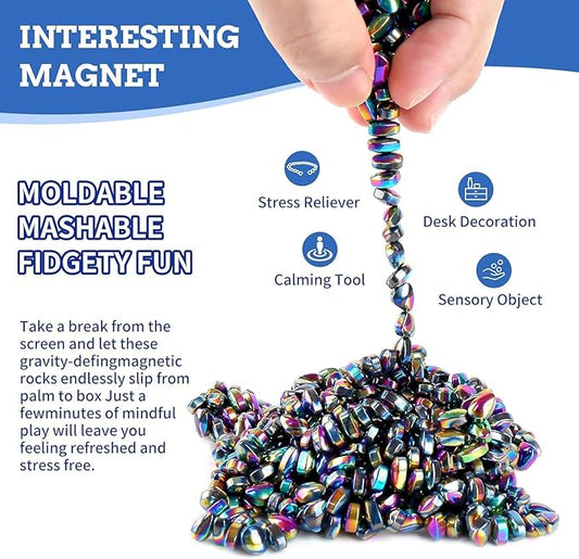 550pcs Putty, Fidget Toys, Fidget Toys Adults ，Sensory Toys，Adults Gifts,Desk Fidgets Toys for Office Stress/Anxiety Relief (550 PCS(Colour))