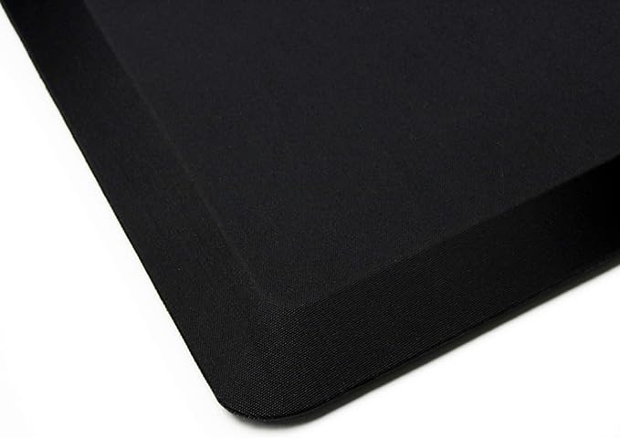 Ultralux Anti-Fatigue Long Floor Runner Comfort Mat, Thick Non-Slip Cushioned Kitchen Standing Mat 3/4” Thick 24" x 71" Premium Durable Ergonomic Multi-Use Standing Support Pad, Home, Office Rug Black