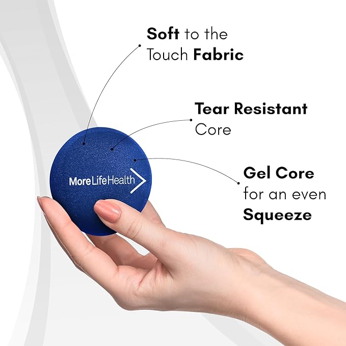 Hand Balls for Therapy - Hand Balls for Arthritis and Carpal Tunnel - Hand Exercise Ball for Improved Grip - Stress Balls for Adults