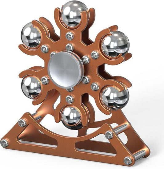 Desk-Fidget-Toys Ferris-Wheels-Spinner: Metal Kinetic-Fidget-Spinner 4mins, EDC-Toy Cool-Gadgets for School Office Christmas, ADHD Tools Gift Cool-Stuff Stress Relief Gift for Kid Children Teen Adult