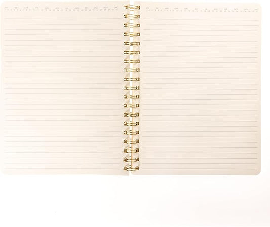 Graphique Apollo Vegan Leather Journal, Spiral Notebook for Writing, Hardcover Diary Notebook, 192 Lined Pages, 8” x 10”