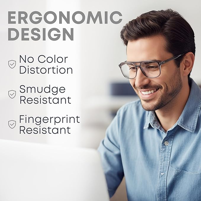 Prospek Blue Light Glasses for Women and Men SHADOW Lightweight Frame for Computer with Anti-glare to Reduce Eyestrain