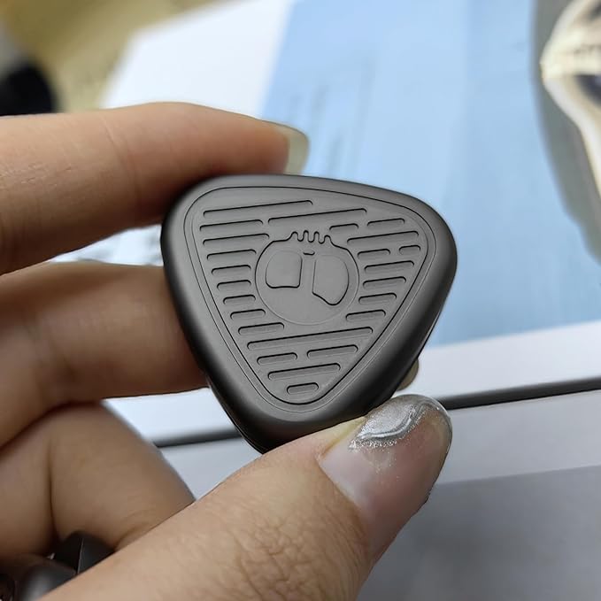 EDC Fidget Sliders Fidget Toys Stress Relief for Adults Magnetic Metal Fingertip Sliders Desk Toy Spinning Push Card