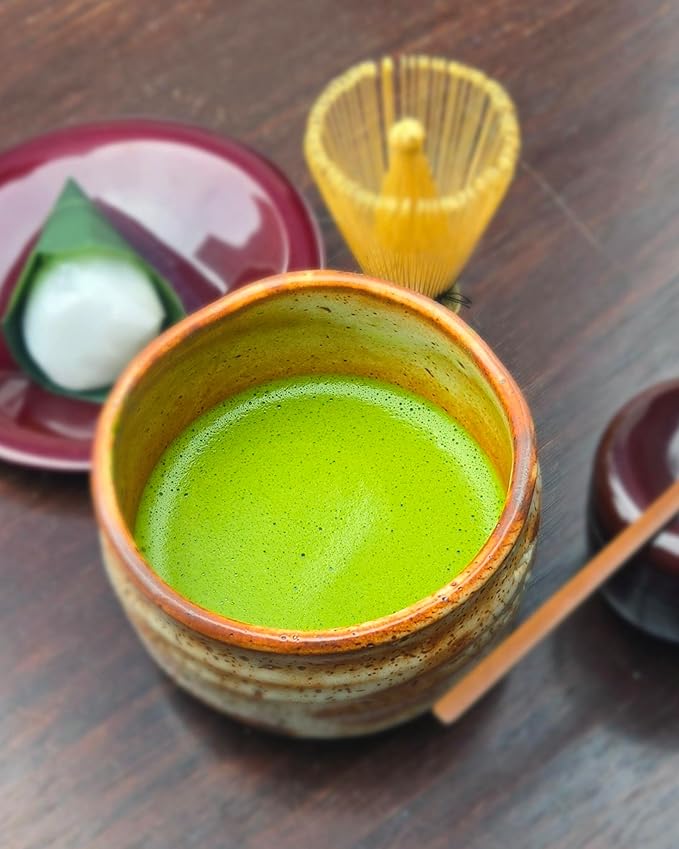 SUMIRE Matcha Ceremonial Grade Matcha Powder Made in Japan Kagoshima, Vibrant Green, Smooth, Umami, Antioxidant-Rich, Perfect for Lattes (EARTHY)