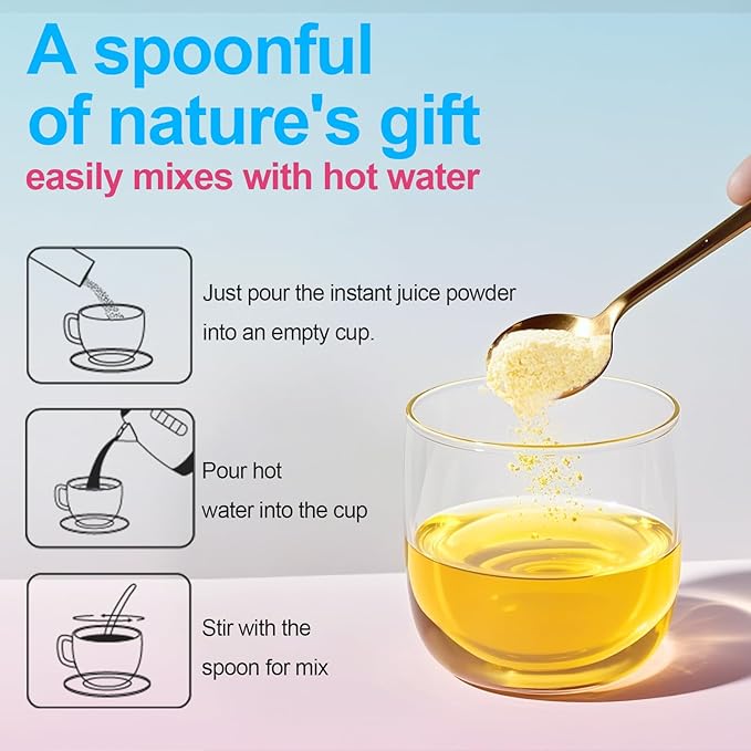 Super Yerba Mate Instant Powder - Raspberry Lemonade Flavor | Mental Clarity & Digestive Support with Antioxidants - 30 Servings