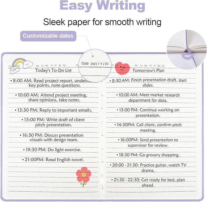 Lined Journal Notebooks for Writing, 100 GSM Thick Paper, 8 Pack Hardcover Notebooks, A5 College Ruled Notebook, Journaling Notebook for School/Travel/Office (8 Assorted Colors)