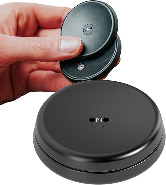 ONO Slider - Handheld Fidget Toy for Adults | Help Relieve Stress, Anxiety, Tension | Promotes Focus, Clarity | Compact, Portable Design (Black - Aluminum)