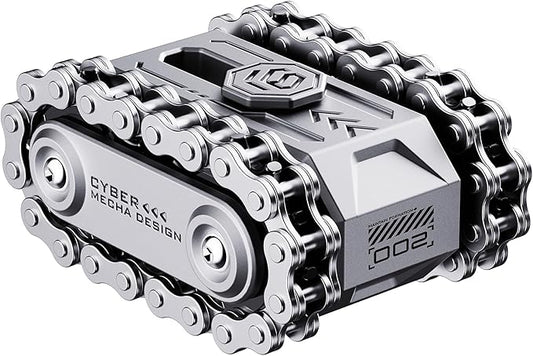 4 in 1 Fidget Slider Roller Chain Spinner Combo, Metal Chain Fidget Toy with Tactile Feedback & Clicking Sounds, Stress Relief Sensory Toy for Adults, Focus Tool for Work Study Waiting