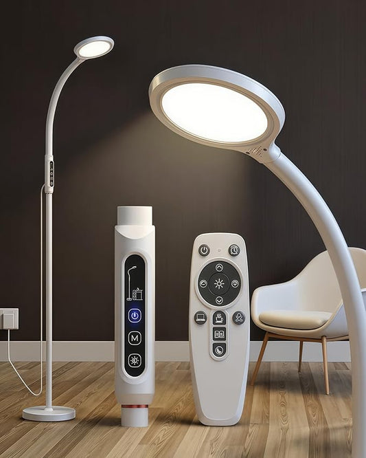 Aoife Light Therapy Lamp, 11000 Lux Sun Light Therapy Lamp, UV-Free Sunlight Lamp, 10 Brightness Levels, Full Spectrum Happy Therapy Lamp