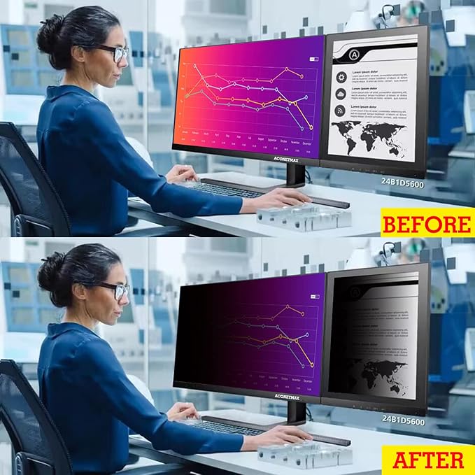 38 Inches Privacy Screen Filter for 21:9 Ultrawide Curved Monitor | Computer Privacy Shield | Anti Glare | Anti Blue Light Protector