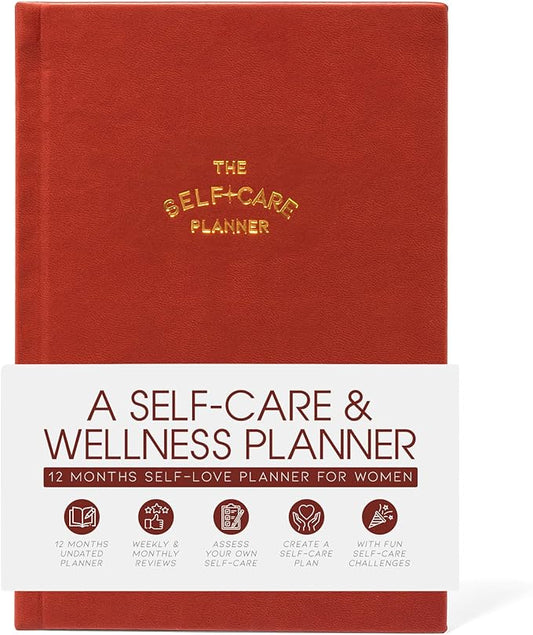 Self Care Planner by epic self - Undated Wellness Planner, 48 Weeks - Self-Love, and Habit Tracker for Women - Prioritize Your Well-being in 2024 - Daily & Weekly Reflection Pages