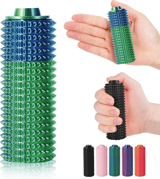 Little Ouchies Fidget Toy, Spike Roller Toy, Adults Pain stim Fidget Toy, Sensory Toy for Anxiety Relief Skin Picking, Press and Rotate Adults Spiky Sensory Toys, Portable ADHD Toys, Novelty Gifts
