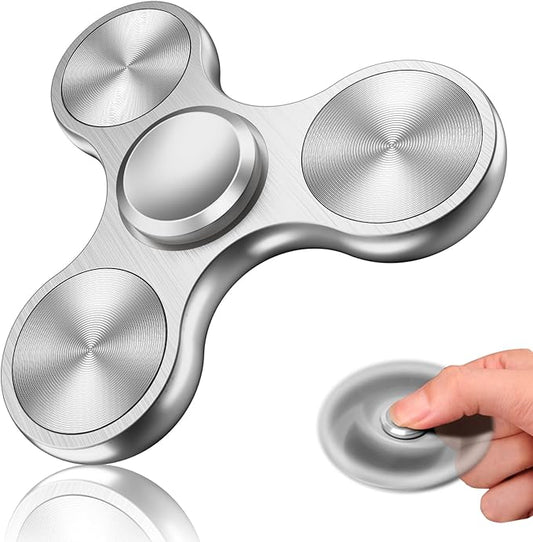 Fidget Spinners Toy, 3-8 Min Spins Time Stainless Steel Bearing Metal Fidget Spinner, EDC ADHD Stress Anxiety Relieves Fidgets Finger Toys, Novelty Toy for Kids and Adults