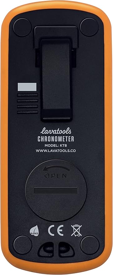Lavatools KT8 Digital Kitchen Dual Timer & Stopwatch, Backlight, Ultra Loud Alarm, Mute Function, Quick-Set Buttons, Hang Hole, Magnetic for Cooking and Classroom with Lanyard