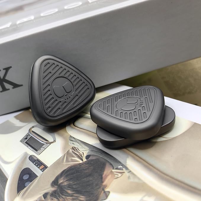 EDC Fidget Sliders Fidget Toys Stress Relief for Adults Magnetic Metal Fingertip Sliders Desk Toy Spinning Push Card