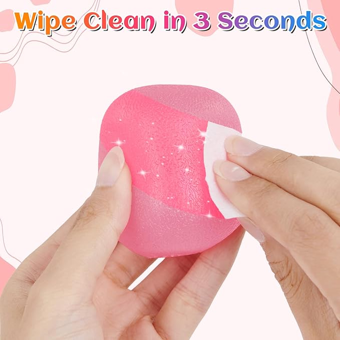 3 Pack Slow-Rise Stress Relief Strong Sensory Toys for Kids & Adults, Color-Changing Squishy Fidget Balls, Non-Toxic Fidget Toys for Classroom & Office, Slow Rebund Toys for Boys Girls