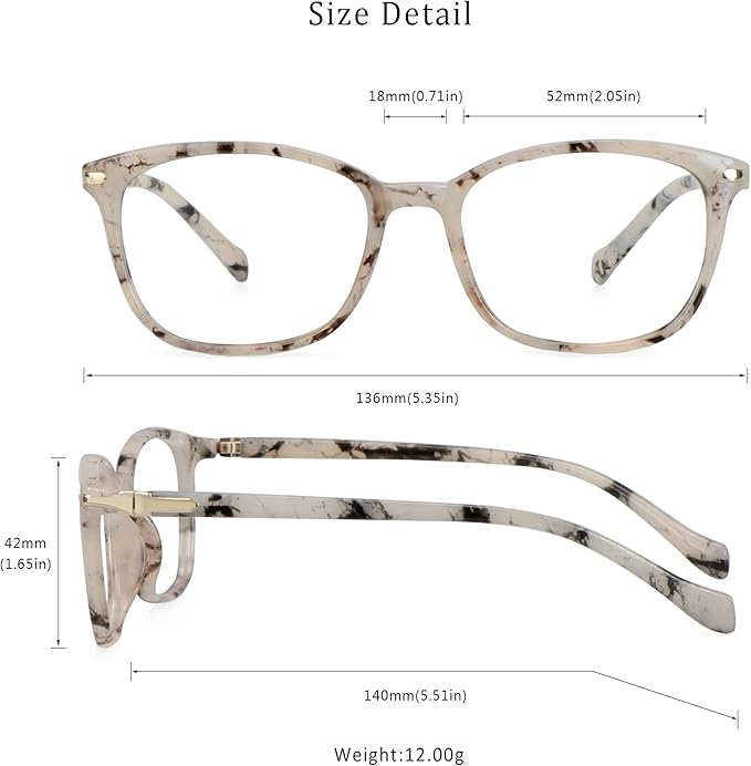 LifeArt Blue Light Blocking Glasses, Anti Eyestrain, Computer Reading Glasses,TV Glasses for Men and Women