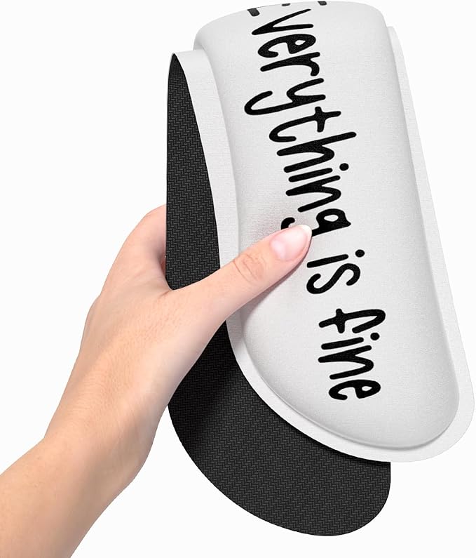 Dapesuom Enlarge Keyboard Wrist Rest, Memory Foam Wrist Cushion for Desk Mats Support, Typing Pain Relief Keyboard Mouse Pad Rests Set with Non-Slip Base for Gaming Laptop Office Computer, Cute Cat