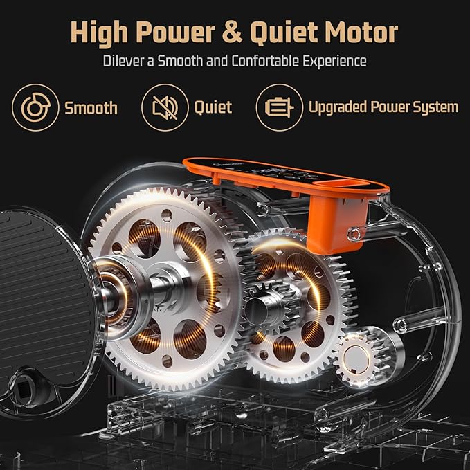 ANCHEER Under Desk Elliptical Machine, Electric Seated Pedal Exerciser Machine with 12 Adjustable Speed, Quiet & Portable, LCD Display Monitor, Remote Control, Leg Exerciser for Home Office