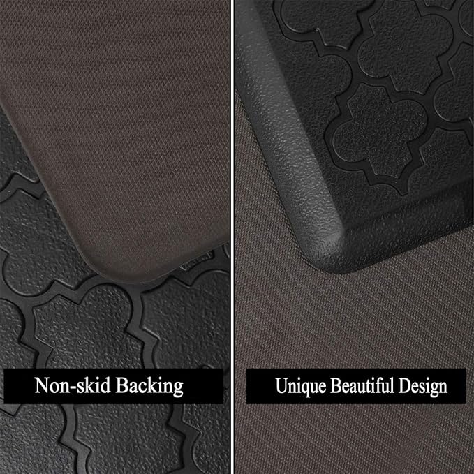 HEBE Kitchen Mat Cushioned Anti Fatigue Kitchen Floor Mat Runner 20"x60" Non Slip Kitchen Mats for Floor Waterproof Kitchen Rugs and Mats Comfort Mat for Standing Desk,Sink,Laundry