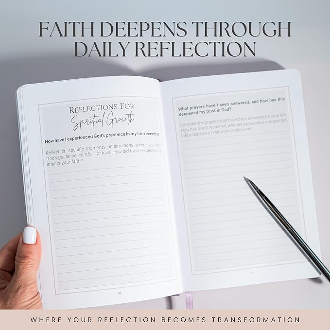 Gratitude & Prayer Journal for Women | 90-Day Christian Devotional with Bible Verses, Guided Prompts, Daily Reflections, Affirmations & Prayer Tracker | Faith-Based Journal for Spiritual Growth