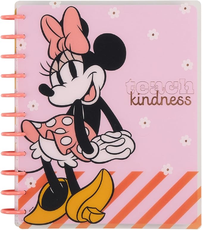 Happy Planner Disney Disc-Bound 12-Month Academic Planner, July 2025–June 2026, 3 Extra Months, 2 Sticker Sheets, Big Size, Teacher Layout, Mickey Mouse & Friends Theme, Current Classroom
