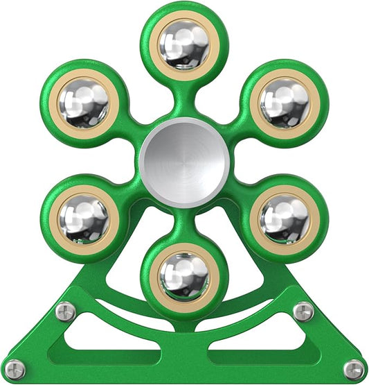Desk Toys for Fidget Ferris-Wheel Spinner: 4mins Metal Cool-Gadgets Kinetic-Toy, Cool-Stuff for Kid Children Teen Adult EDC-Toy, ADHD Tools Stress Relief for Office Home School Men Woman Christmas