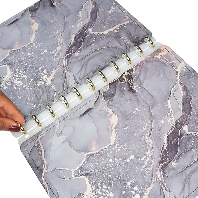 12 Pieces Expansion Discs – Medium Discbound Binding Discs Discbound Binding Ring Discs for Notebooks and Planners - Add Extra Pages, Notes or Artwork - Support Up to 80 Sheets