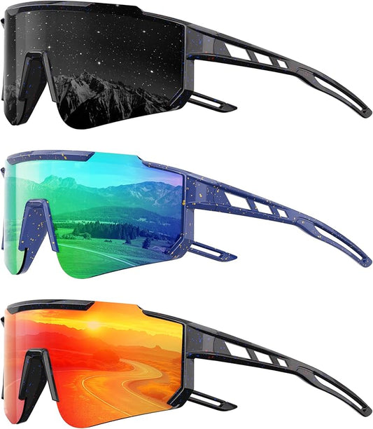 Kids Polarized Baseball Sunglasses for Boys Girls - Youth Softball Cycling Sports Sunglasses UV Protection Goggles