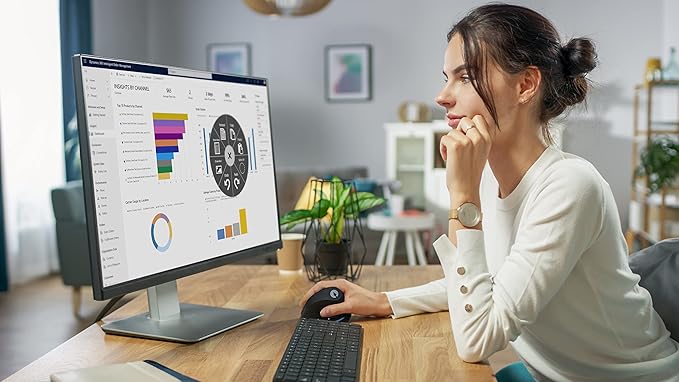 Swiftpoint ErgoPoint Ergonomic 6-Button Vertical Mouse for Health & Productivity, Office or WFH Compatible with Zoom, MS Teams, Skype & More