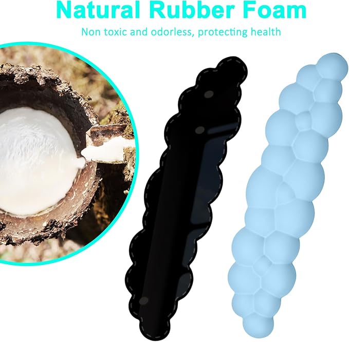 Cloud Keyboard and Mouse Wrist Rest Pad for Computer Arm Pain Relief- Ergonomic Wrist Support Mousepad with Non-Slip PU Base for Office, Gaming, and Home Use Anti-Fatigue(Blue)