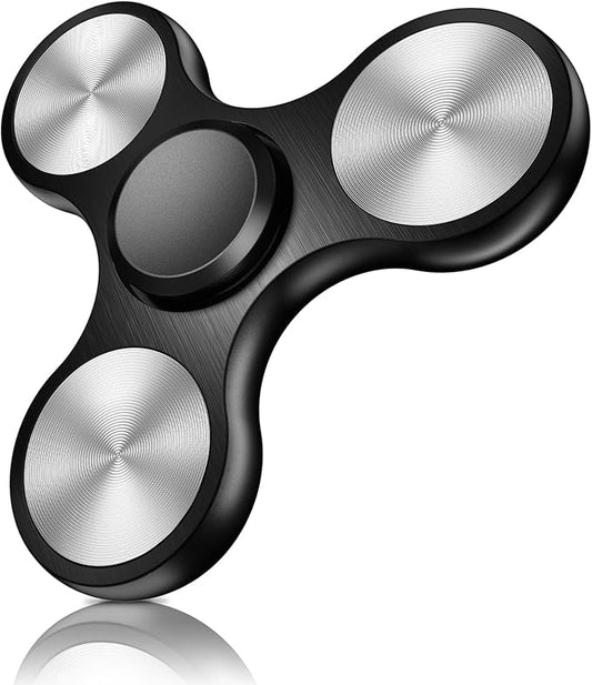Fidget Spinners Toy, Metal Stainless Steel Bearing High Speed 4-8 Min Spins, EDC ADHD Stress Anxiety Relieves Reducer Fidgets Finger Toys, Spinner Toys for Kids and Adults
