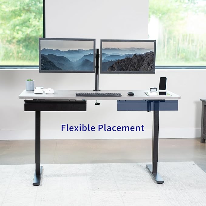 VIVO 22 inch Under Desk Slide Out Drawer Without Shell, Home Office Storage Organizer, Black, DESK-AC03A-22B