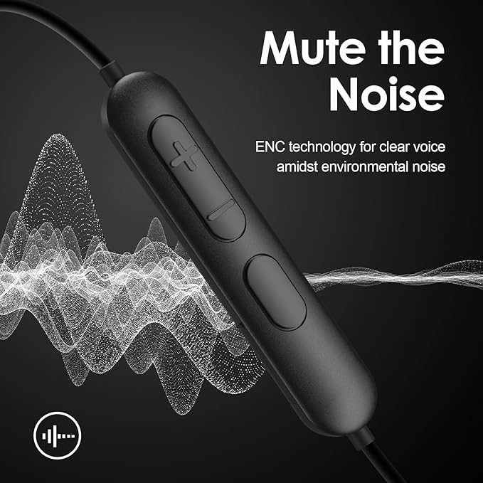 Bluetooth Headphones, 150H Playtime Wireless Bluetooth Earbuds w/Mic in-Ear Magnetic Neckband Earphone, IPX7 Sweatproof Deep Bass Headset for Home, Traveling, Outdoor, Business Trips