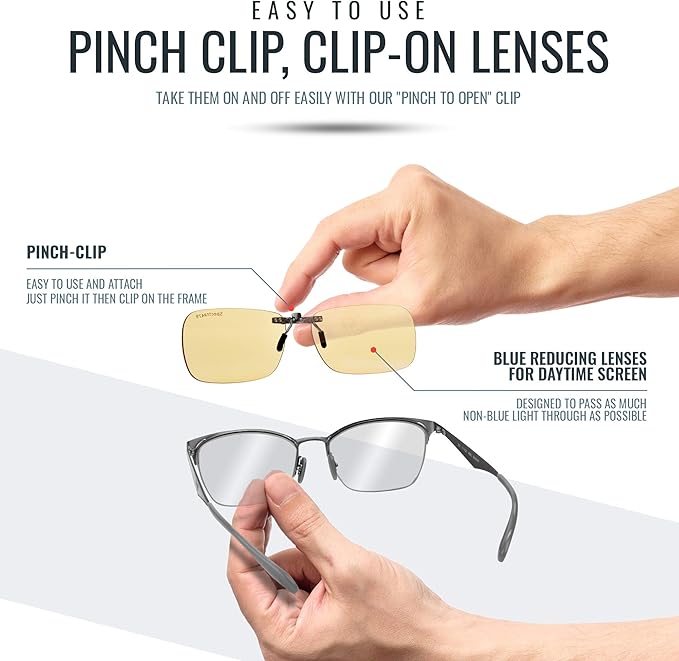 Clip-on Blue Light Blocking Eyewear