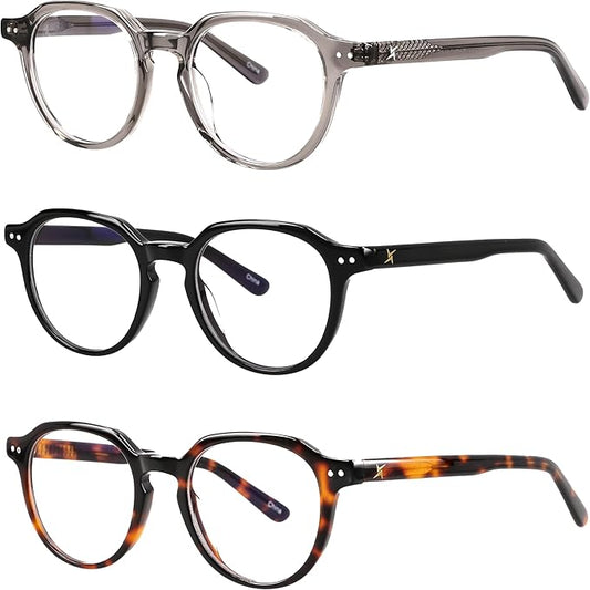 Xenvue Blue Light Blocking Glasses for Men – Premium + Stylish Computer and Screen Eyewear, Reduce Eye Strain