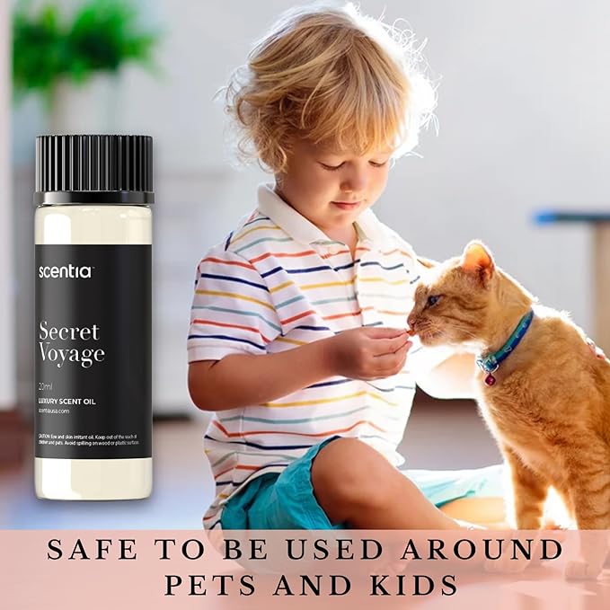 Hotel Diffuser Oil Inspired by The Baccarat Hotel Scent - 20 mL 0.67 fl oz - Essential Oil Blend of Cedar &Jasmine for Aromatherapy & humidifiers - Secret Voyage, Graduation Gift